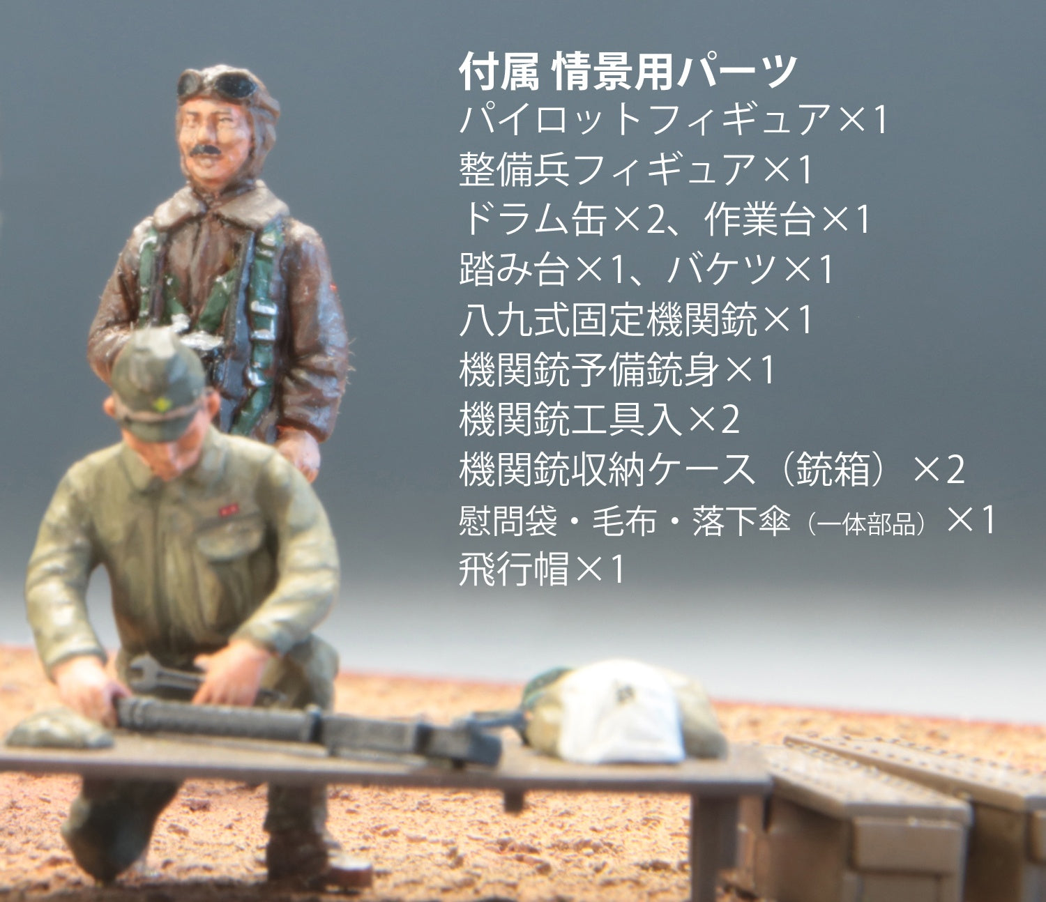 FineMolds 1/48 Messerschmitt Bf 109E-7 'Japanese Army' with Ground Crew & Equipment #2 | 4536318489955