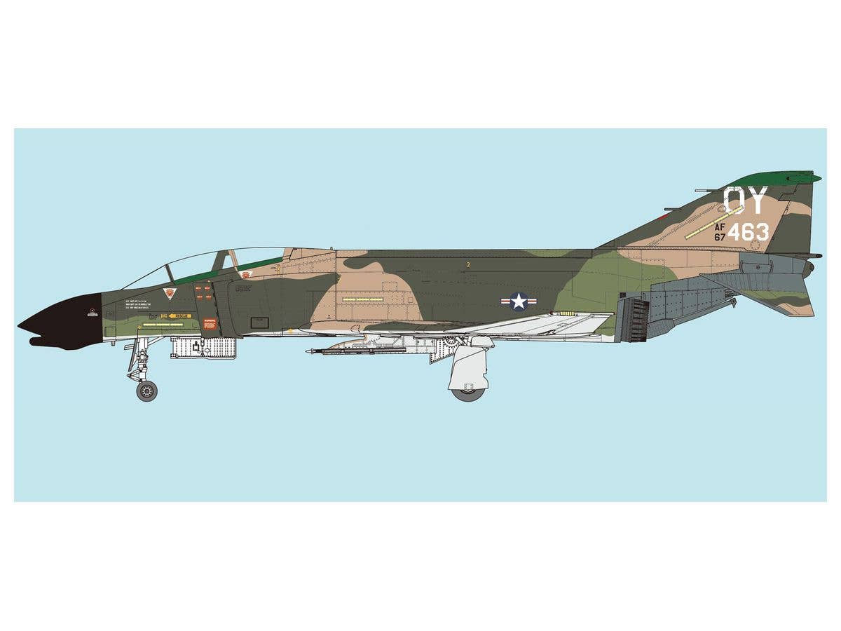 FineMolds 1/72 US Air Force F-4D Jet Fighter "The First MiG Ace" (First Limited Special Edition) | 4536318729471