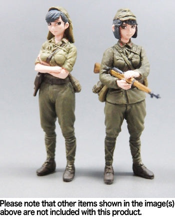 FineMolds 1/35 Historic Costume Girl Type 41 75mm Mountain Gun with Figure 'Konoka' | 4536318880028