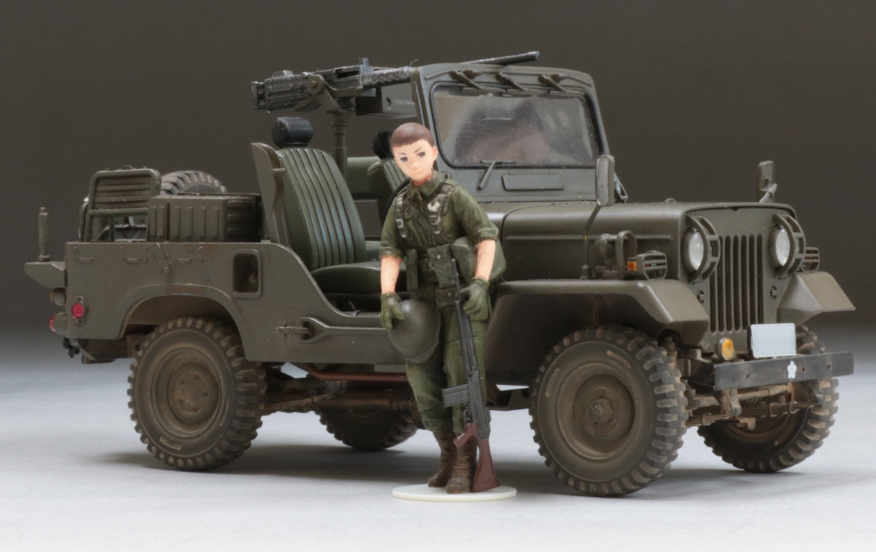 FineMolds 1/35 Historic Costume Girl Type 73 Light Truck with Figure 'Himeko' | 4536318880035