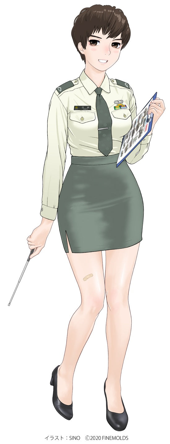 FineMolds 1/35 Historic Costume Girl JGSDF HMV with Figure 'Hinata' | 4536318880042