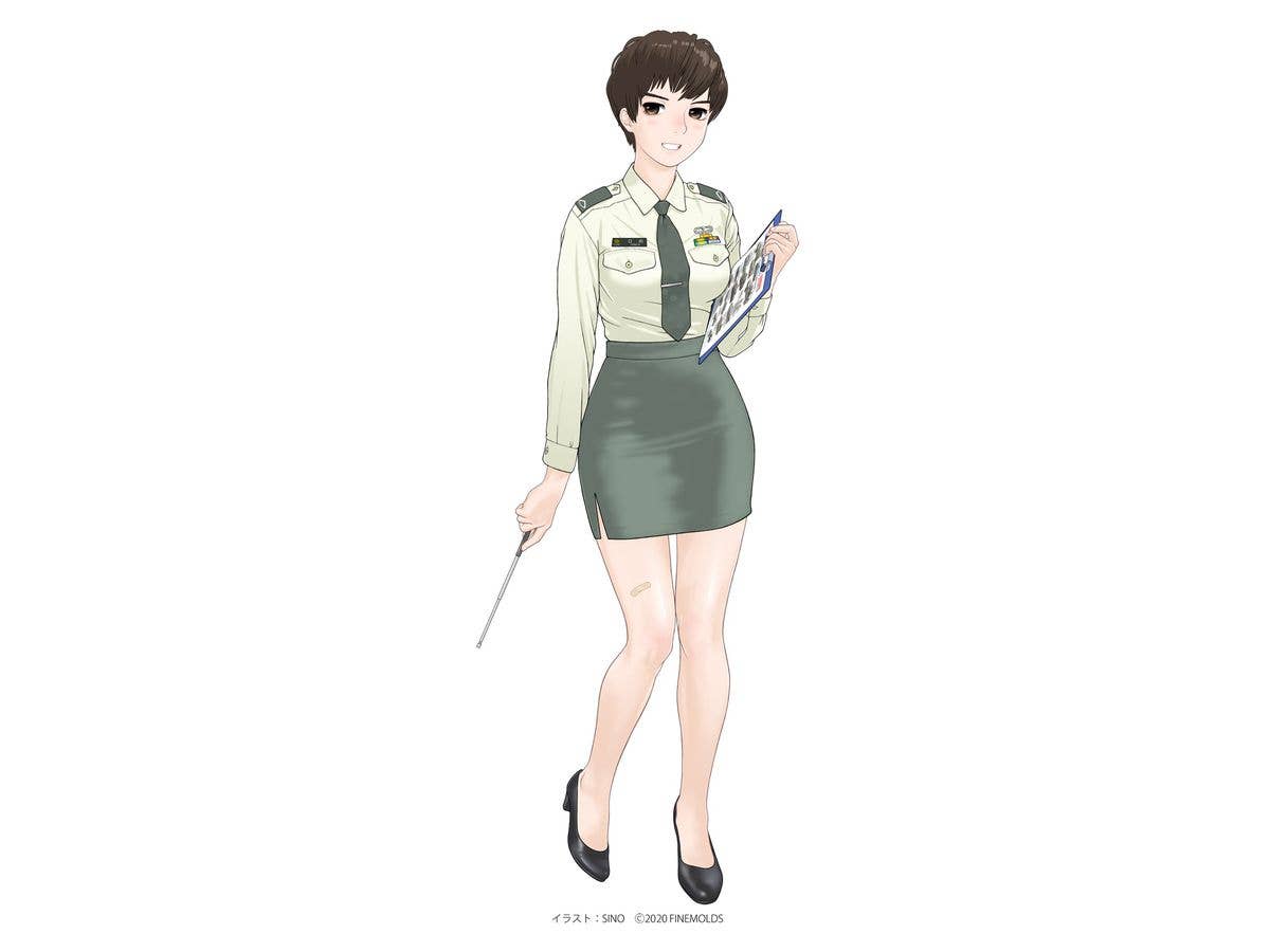 FineMolds 1/35 Historic Costume Girl JGSDF HMV with Figure 'Hinata' | 4536318880042