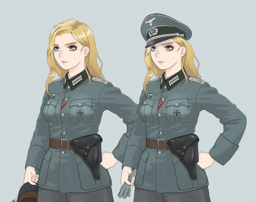 FineMolds 1/35 Historic Costume Girl Type 82 Kubelwagen with Figure 'Laura' | 4536318880059