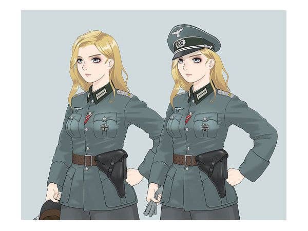 FineMolds 1/35 Historic Costume Girl Type 82 Kubelwagen with Figure 'Laura' | 4536318880059