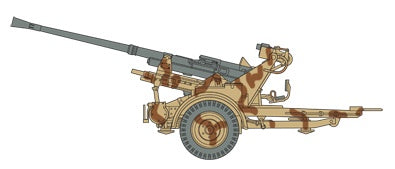 FineMolds 1/35 Historic Costume Girl 3.7cm Flak 37 AA Gun with Figure 'Hannah' | 4536318880066
