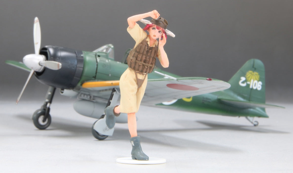 FineMolds 1/35 Rekiso Otome Aoi with 1:72 Zero Fighter Model 22 | 4536318880073