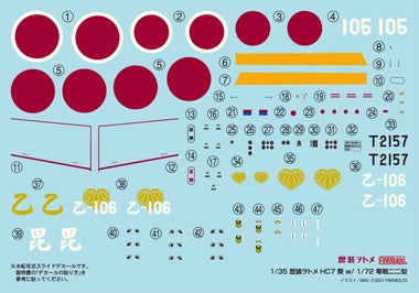 FineMolds 1/35 Rekiso Otome Aoi with 1:72 Zero Fighter Model 22 | 4536318880073