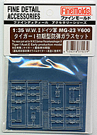 FineMolds 1/35 Tiger I Ausf.E Early Prod Bulletproof Glass Set | 4536318370239