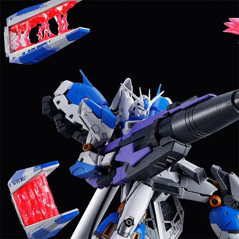 P-Bandai RG 1/144 Hyper Mega Bazooka Launcher for Hi-Nu Gundam & Fin Funnel Display Set
