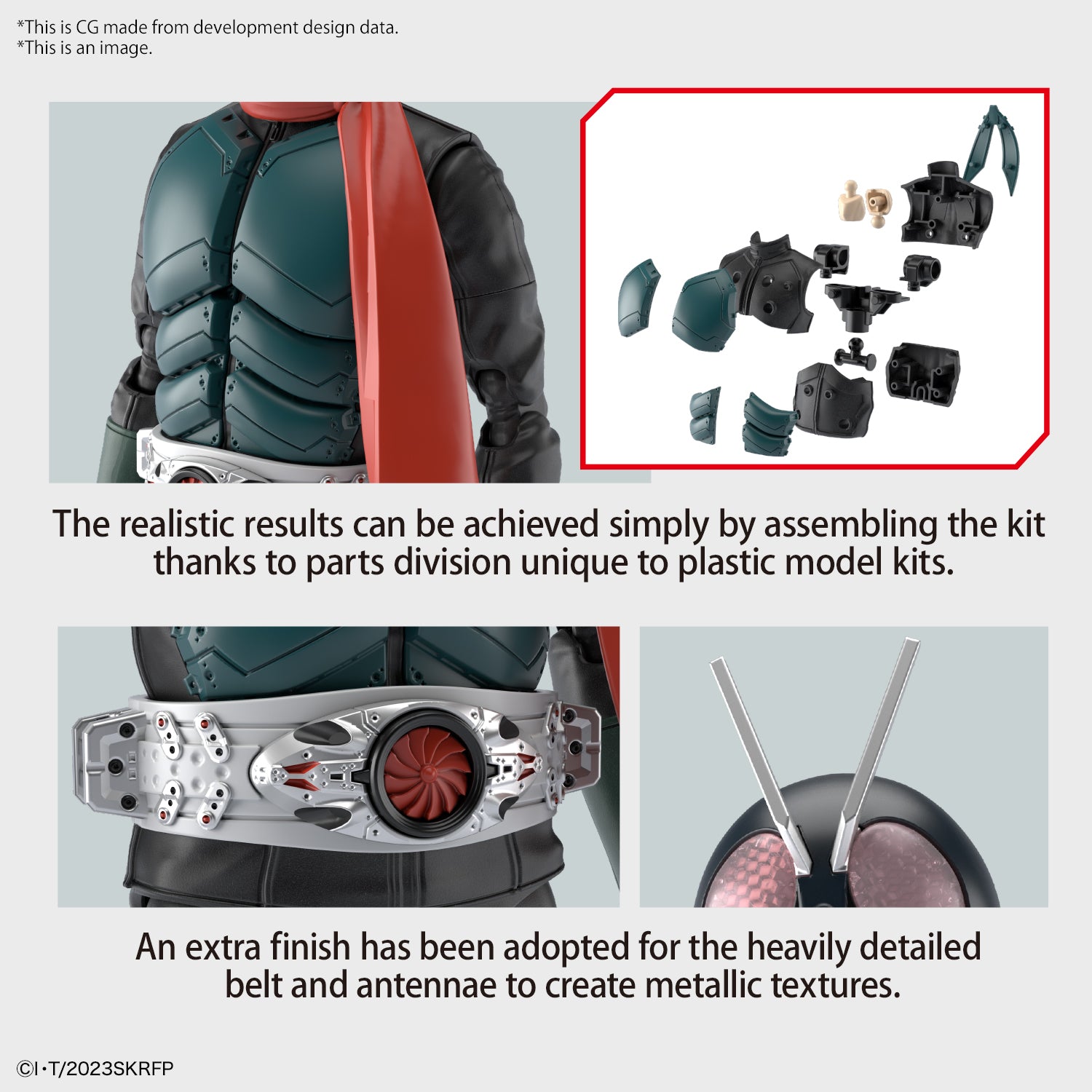 BANDAI Hobby Figure-rise Standard MASKED RIDER (SHIN MASKED RIDER)(4573102650894)