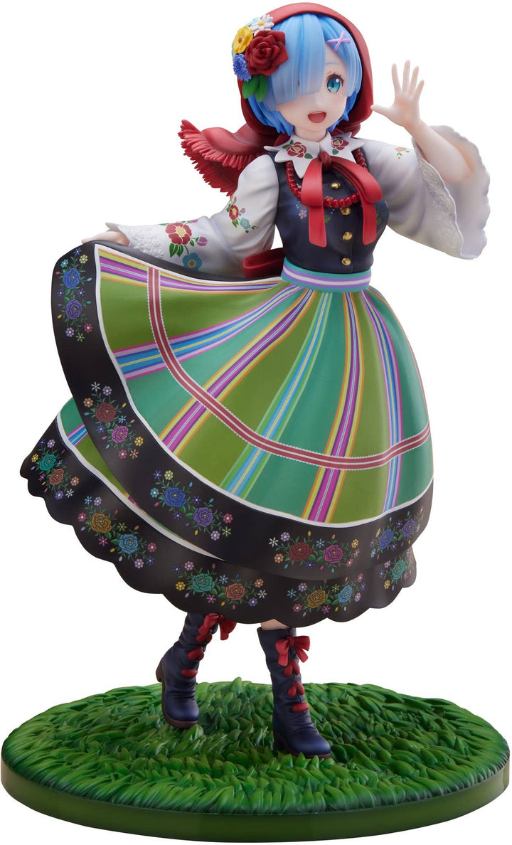 FURYU Corporation Re:ZERO -Starting Life in Another World- Rem Country Dress ver. 1/7 Scale Figure | 4580736409361