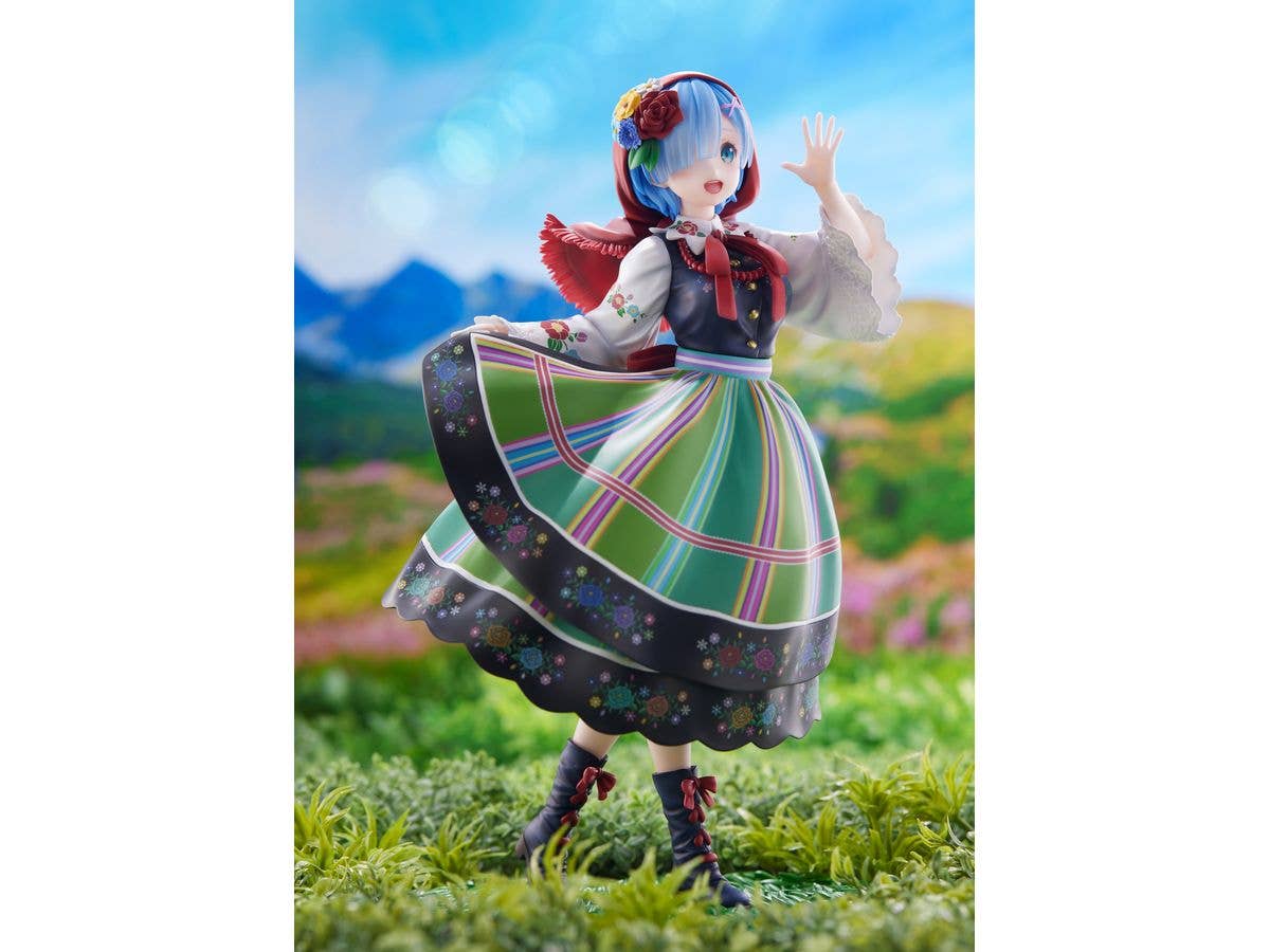 FURYU Corporation Re:ZERO -Starting Life in Another World- Rem Country Dress ver. 1/7 Scale Figure | 4580736409361