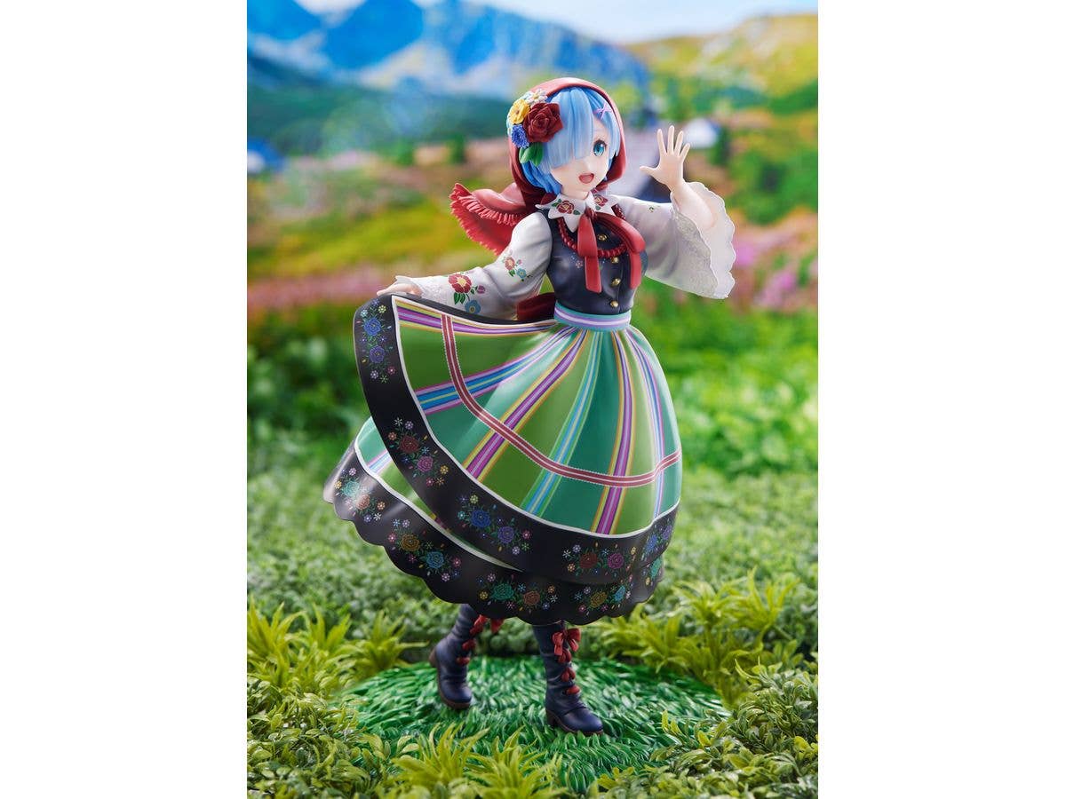 FURYU Corporation Re:ZERO -Starting Life in Another World- Rem Country Dress ver. 1/7 Scale Figure | 4580736409361