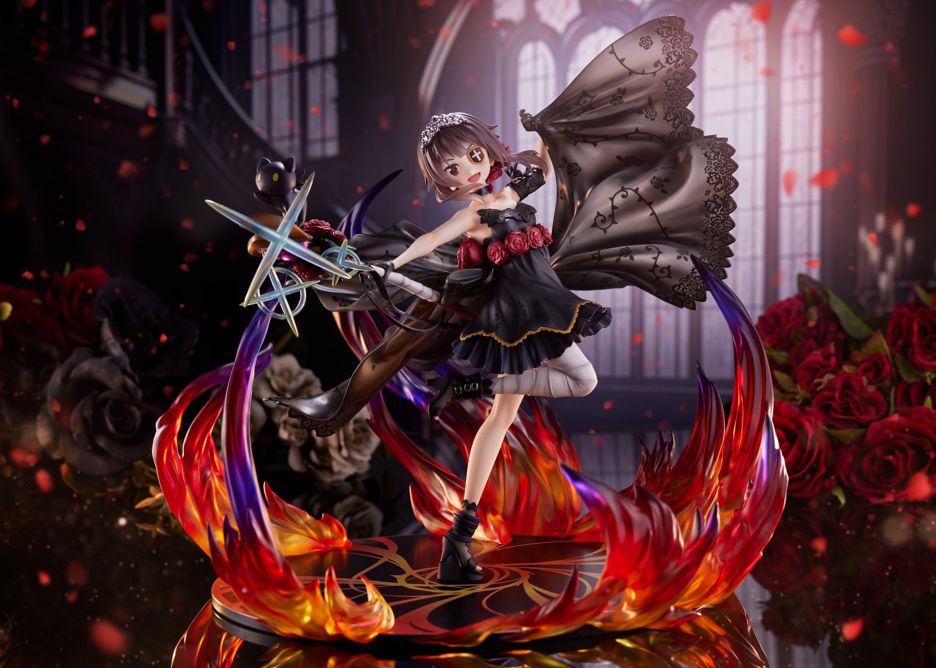 FURYU Corporation God's Blessing on This Wonderful World! Megumin the Black Rose Dress ver. 1/7 Scale Figure(4580736409545)