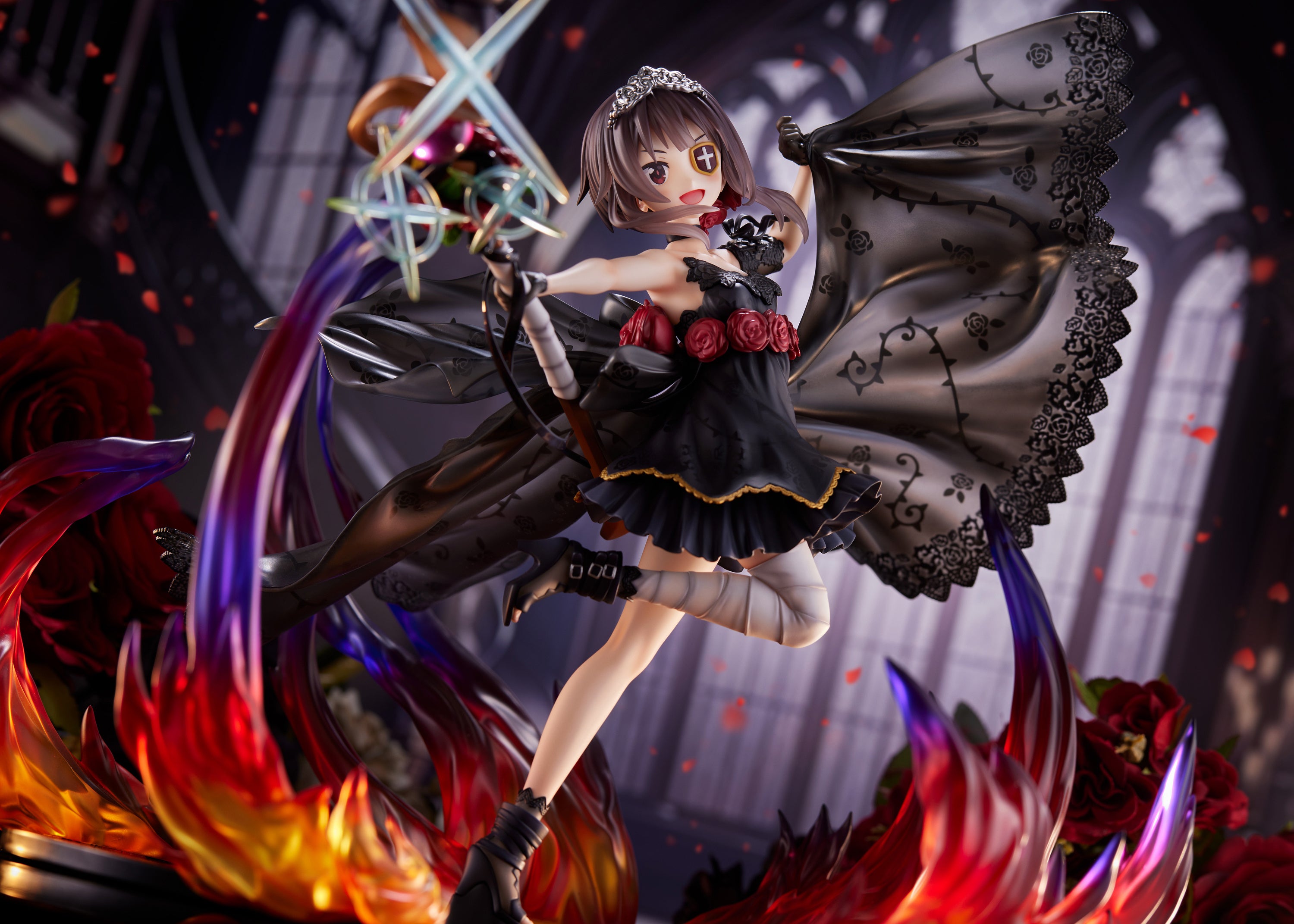 FURYU Corporation God's Blessing on This Wonderful World! Megumin the Black Rose Dress ver. 1/7 Scale Figure(4580736409545)
