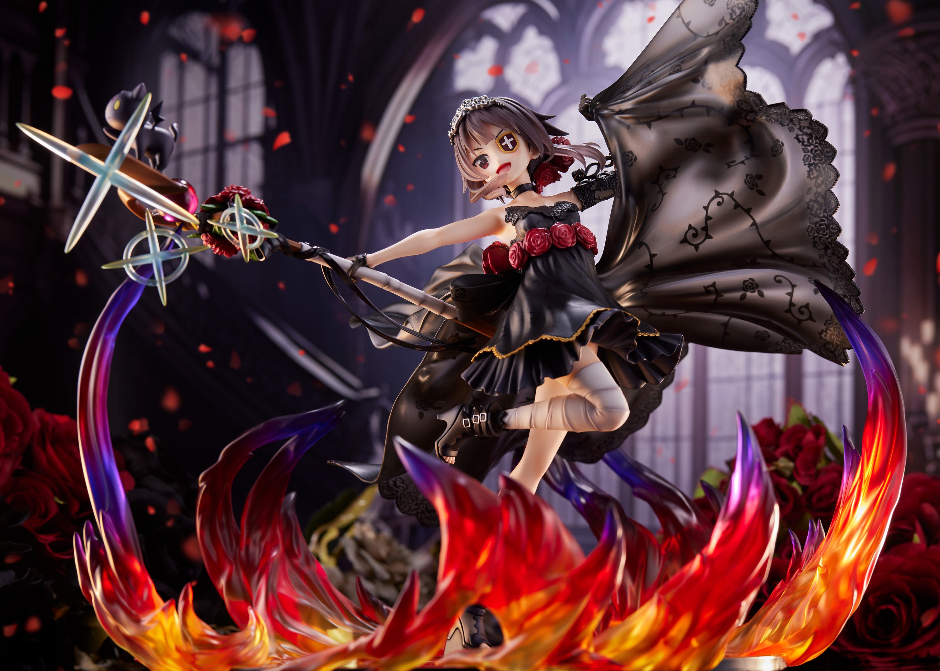 FURYU Corporation God's Blessing on This Wonderful World! Megumin the Black Rose Dress ver. 1/7 Scale Figure(4580736409545)