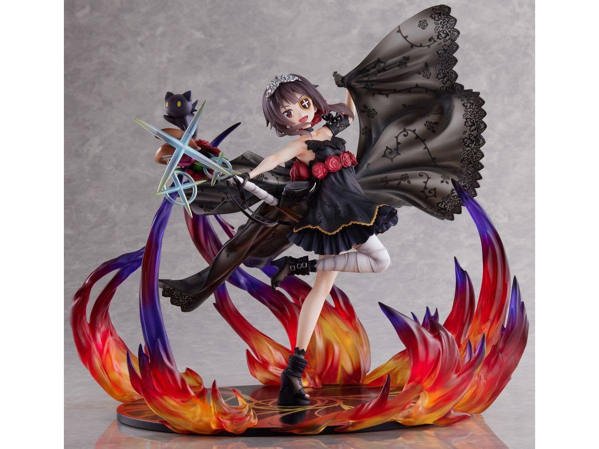 FURYU Corporation God's Blessing on This Wonderful World! Megumin the Black Rose Dress ver. 1/7 Scale Figure | 4580736409545