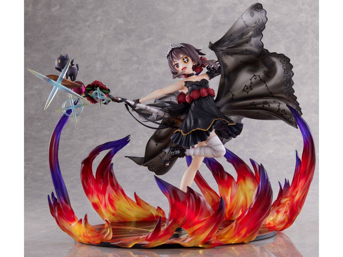 FURYU Corporation God's Blessing on This Wonderful World! Megumin the Black Rose Dress ver. 1/7 Scale Figure | 4580736409545