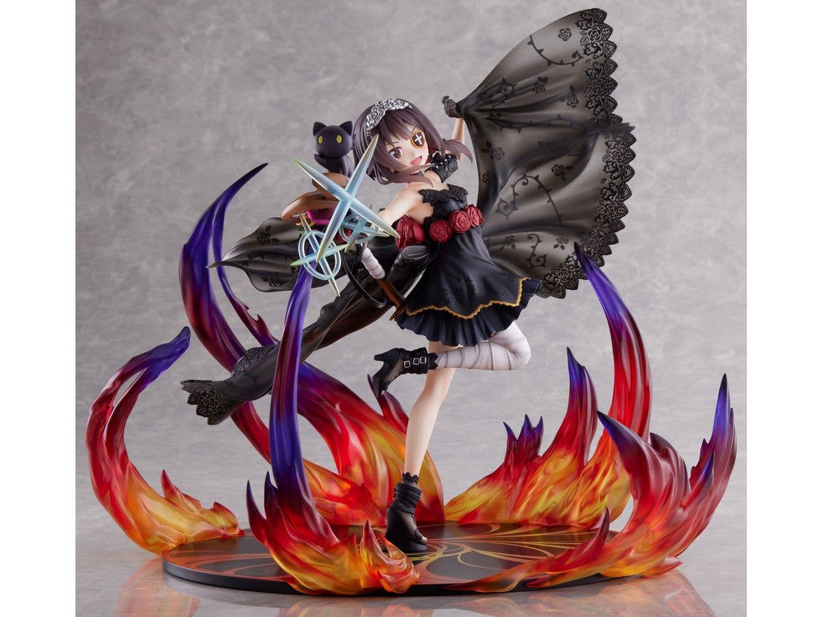 FURYU Corporation God's Blessing on This Wonderful World! Megumin the Black Rose Dress ver. 1/7 Scale Figure | 4580736409545