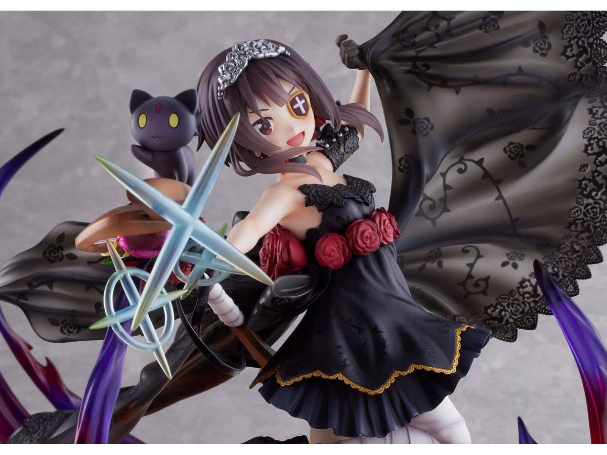 FURYU Corporation God's Blessing on This Wonderful World! Megumin the Black Rose Dress ver. 1/7 Scale Figure | 4580736409545