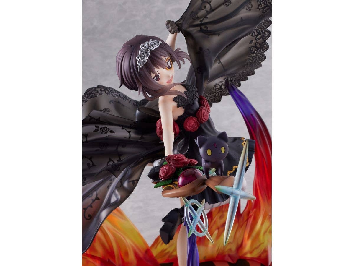 FURYU Corporation God's Blessing on This Wonderful World! Megumin the Black Rose Dress ver. 1/7 Scale Figure | 4580736409545