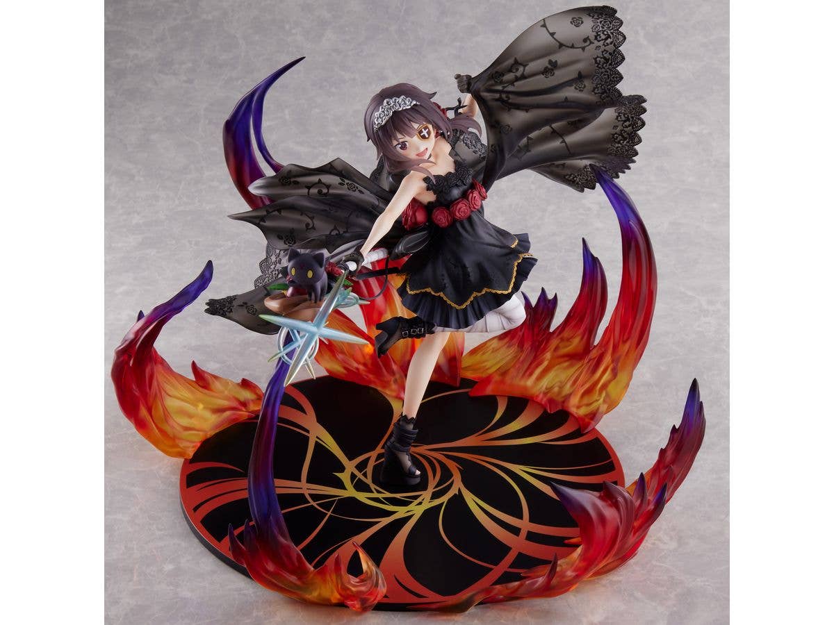 FURYU Corporation God's Blessing on This Wonderful World! Megumin the Black Rose Dress ver. 1/7 Scale Figure | 4580736409545