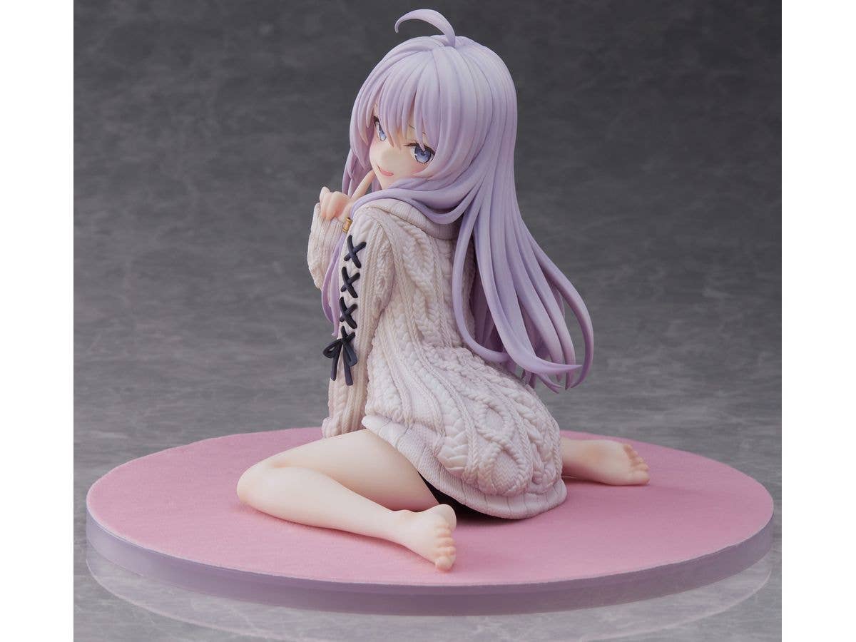 Furyu Corporation The Journey of Elaina Series Elaina Knit One-piece Dress Ver. 1/7 Scale Figure | 4580736409729