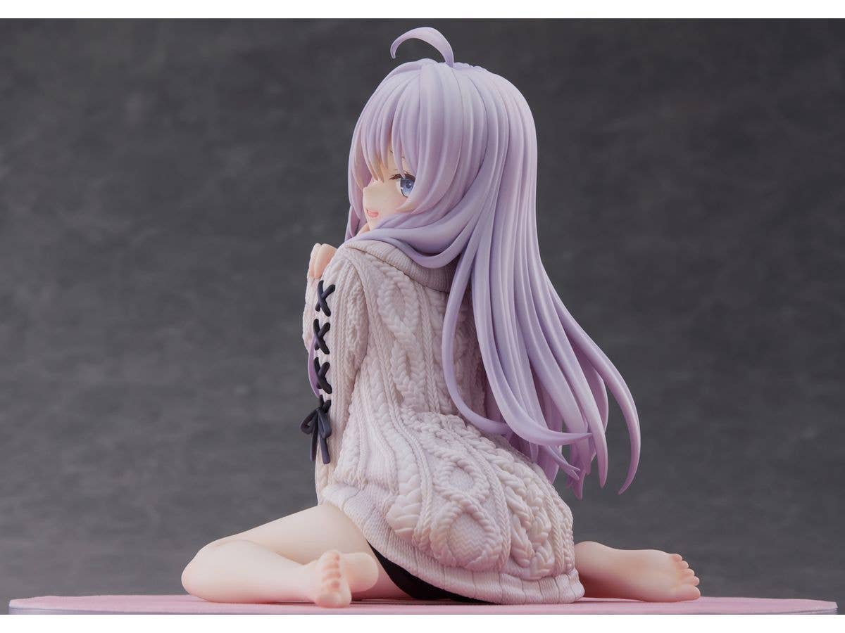 Furyu Corporation The Journey of Elaina Series Elaina Knit One-piece Dress Ver. 1/7 Scale Figure | 4580736409729