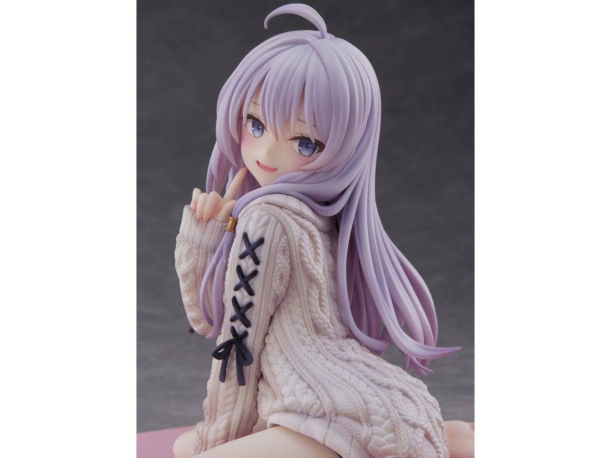 Furyu Corporation The Journey of Elaina Series Elaina Knit One-piece Dress Ver. 1/7 Scale Figure | 4580736409729
