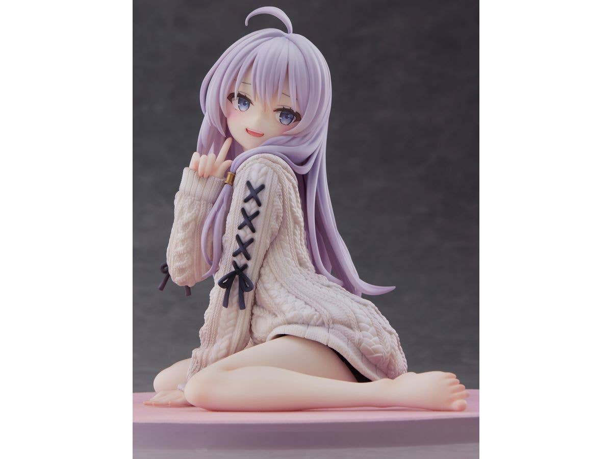 Furyu Corporation The Journey of Elaina Series Elaina Knit One-piece Dress Ver. 1/7 Scale Figure | 4580736409729