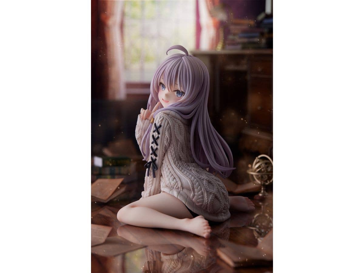 Furyu Corporation The Journey of Elaina Series Elaina Knit One-piece Dress Ver. 1/7 Scale Figure | 4580736409729