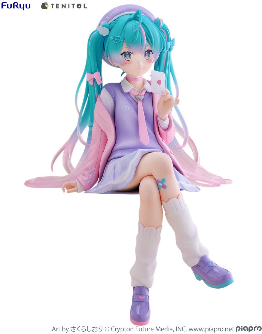TENITOL BIG Hatsune Miku Noodle Stopper Figure -Love Blazer- | 4580736407022