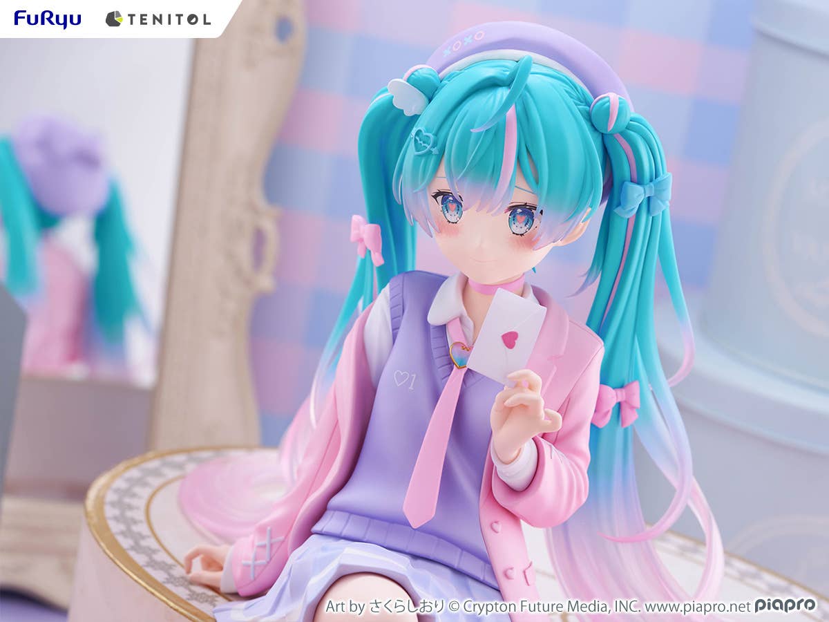 TENITOL BIG Hatsune Miku Noodle Stopper Figure -Love Blazer- | 4580736407022