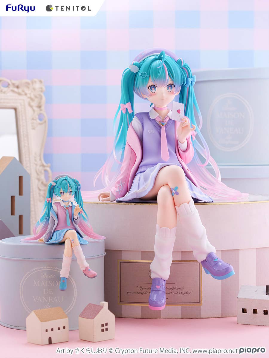 TENITOL BIG Hatsune Miku Noodle Stopper Figure -Love Blazer- | 4580736407022
