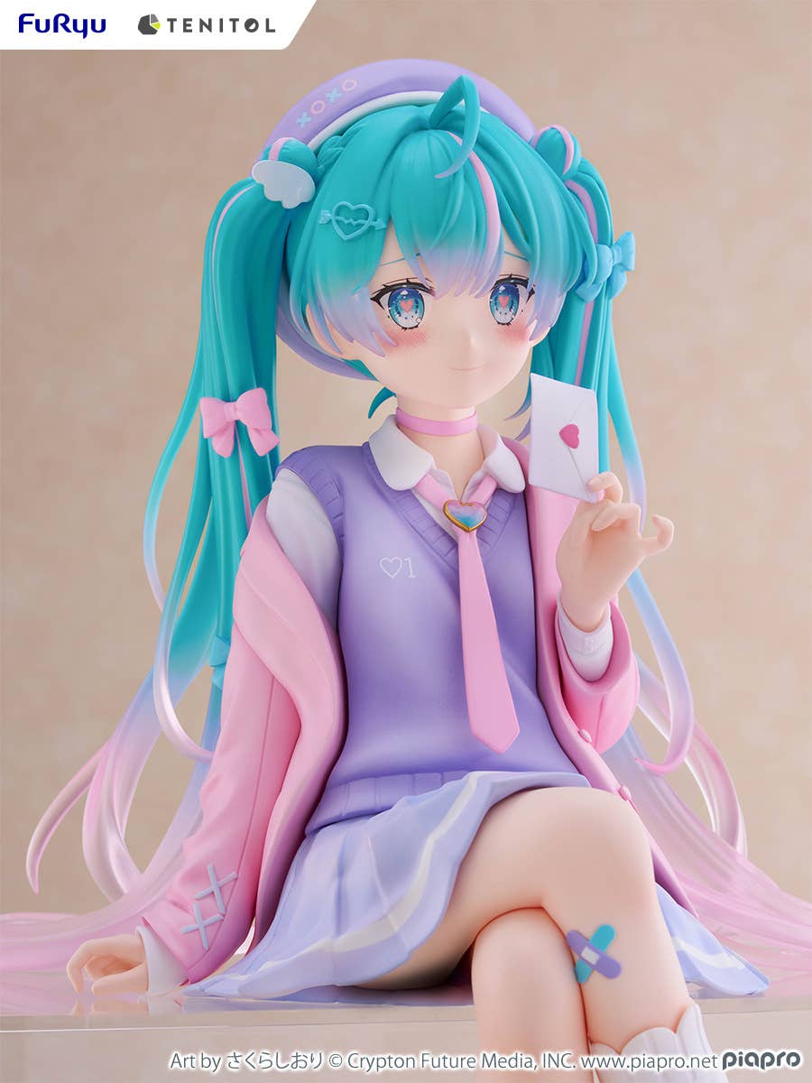 TENITOL BIG Hatsune Miku Noodle Stopper Figure -Love Blazer- | 4580736407022