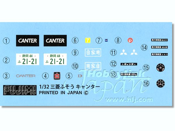 Fujimi 1/32 Mitsubishi Fuso Canter T200 1975