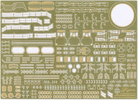 Fujimi Equipment Series 1/200 Genuine Photo-Etched Parts for Battleship Yamato Main Turret | 4968728020488