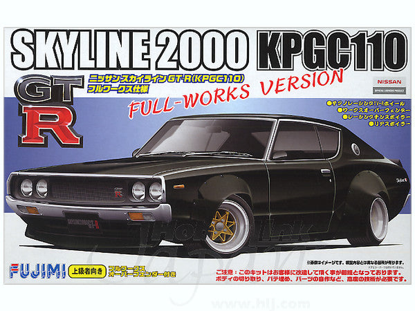 Fujimi 1/24 KPGC110 Skyline 2000 GT-R Full Works