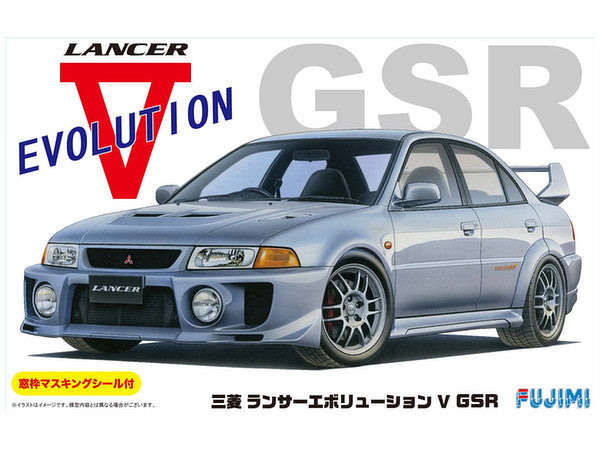 Fujimi 1/24 Lancer Evolution V GSR w/Window Frame Masking