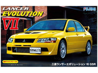 Fujimi 1/24 Mitsubishi Lancer Evolution VII GSR with Window Frame Masking | 4968728039206