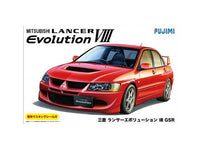 Fujimi 1/24 Mitsubishi Lancer Evolution VIII GSR with Window Frame Masking | 4968728039244