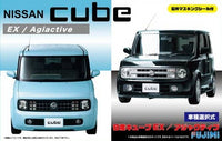 Fujimi 1/24 Nissan Cube EX/Adjuctive Convertible Kit w/Window Frame Masking Seal | 4968728039374
