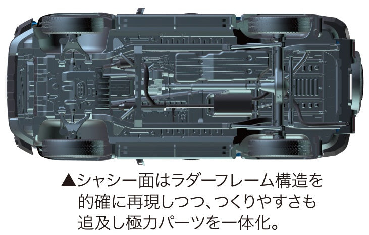 Fujimi 1/24 Toyota FJ Cruiser (Two-tone Yellow) Pre-painted Snap fit Kit