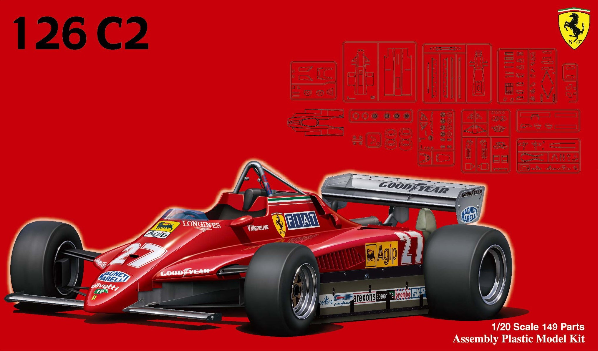 Fujimi 1/20 Ferrari 126C2 1982 | 4968728091945