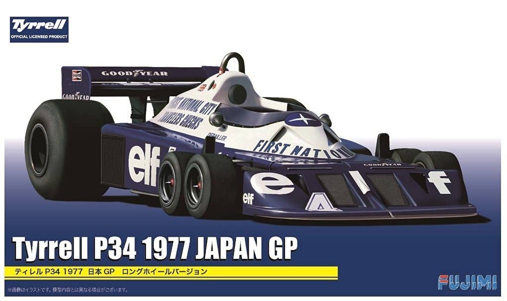 Fujimi 1/20 GP17 Tyrrell P34 1977 Japan GP Long Wheel Version | 4968728092058