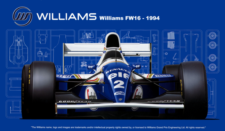 Fujimi Williams FW16 Renault 1994 (San MarinoGP/Brazilian GP/Pacific GP) | 4968728092126