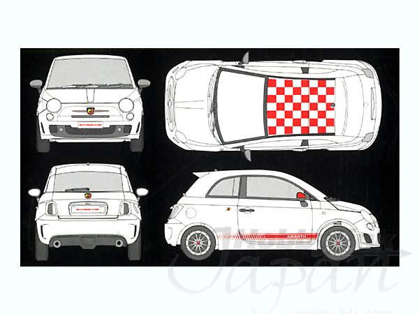 Fujimi 1/24 Abarth 500 ESSEESE
