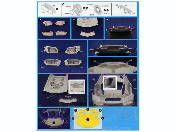 Fujimi 1/24 RS-71 Lamborghini Aventador LP700-4 Deluxe with Etching parts | 4968728125589