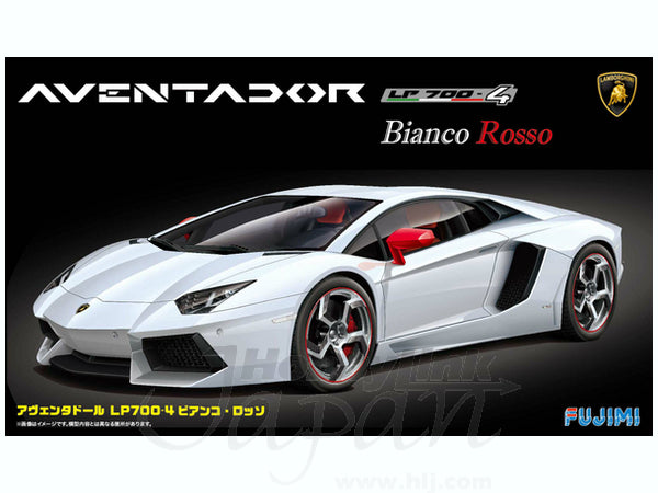Fujimi 1/24 Lamborghini Aventador Bianco Rosso