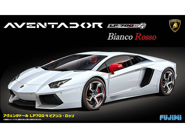Fujimi 1/24 Lamborghini Aventador Bianco Rosso